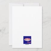 Roze bloemen voor Valentijnsdag Feestdagenkaart (Achterkant)