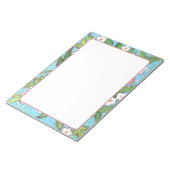 Roze Bloemen Voorjaar Bloeit Notitieblok (Schuin)