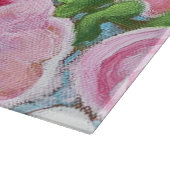 Roze Bloemen Voorjaarsbloei Keuken Snijplank (Hoek)