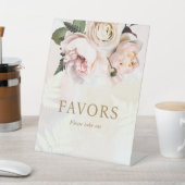 Roze Bloemen Vrijgezellenfeest gunstteken Reclamebord Met Voetstuk (Insitu)