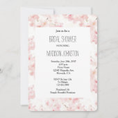  Roze Bloemen Vrijgezellenfeest Kaart (Voorkant)