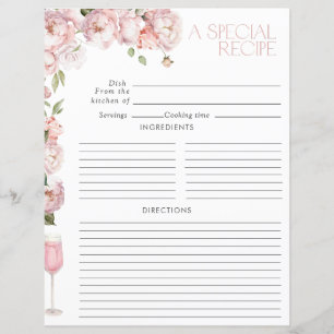 Roze Bloemen Vrijgezellenfeest Recept