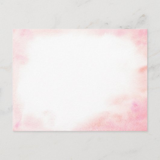 Roze Bloemen Vrijgezellenfeest Tea Party Boeken vo Uitnodiging Briefkaart (Achterkant)
