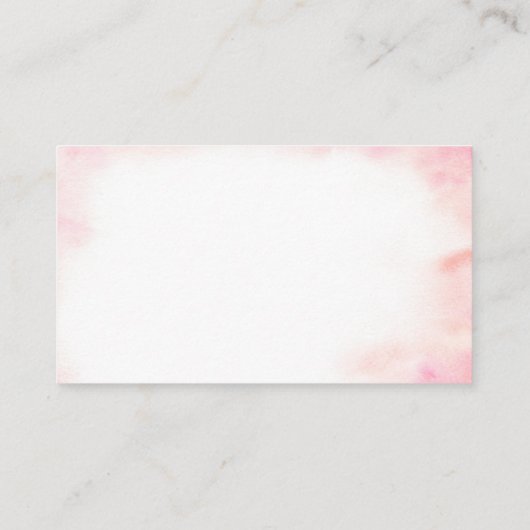 Roze Bloemen Vrijgezellenfeest Tea Party Luier Raf Informatiekaartje (Achterkant)