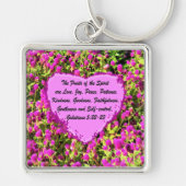  ROZE BLOEMEN VRUCHTEN VAN DE SPIRIT SLEUTELHANGER (Voorkant)