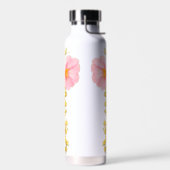 Roze bloemen waterfles (Links)