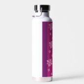 Roze bloemen waterfles (Rechts)