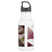 Roze Bloemen Waterfles (Achterkant)