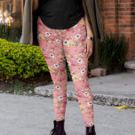 Roze bloemen Waterverf voor haar Leggings<br><div class="desc">Dit ontwerp kan worden gepersonaliseerd door de aanpassingsoptie te kiezen om tekst toe te voegen of andere veranderingen aan te brengen. Als dit product de optie heeft om het ontwerp naar een ander object over te brengen, moet u het ontwerp zo nodig aanpassen. Neem contact met me op colorflowcreations@gmail.com als...</div>