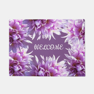 Roze Bloemen Welkom Custom Spring Deurmat