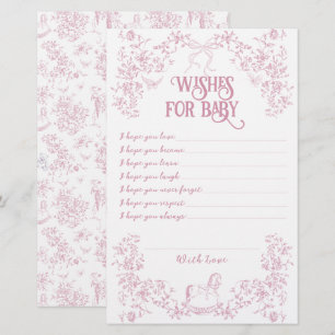 Roze Bloemen Wensen voor Baby Game