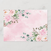 Roze Bloemen Wild Oerwoud Safari Boeken voor Baby  Informatiekaartje (Achterkant)