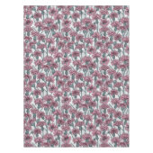 Roze bloemen, wilde bloemen op wit tafelkleed (Voorkant)