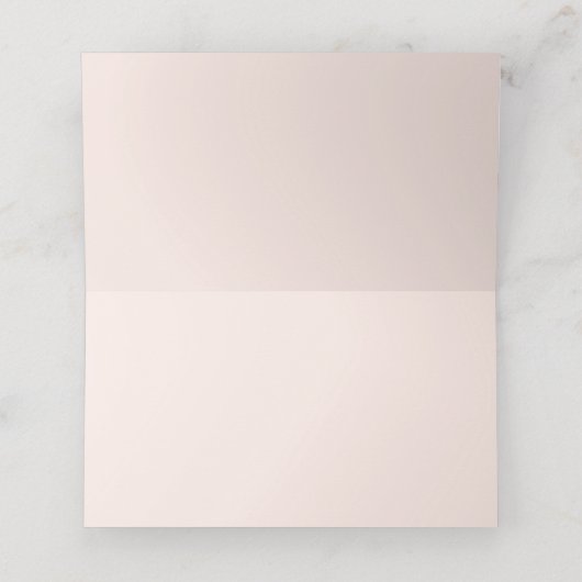 Roze bloemen. Wine Glass. Elegante rozen bruiloft Plaatskaartje (Binnenkant ongevouwen)