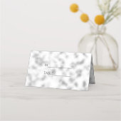 Roze bloemen, wit glas plaatskaartje (Voorkant)