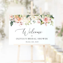 Roze Bloemen, Witte Bloemen, Boho, Bruids Welkom