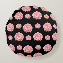 Roze Bloemen Worp Kussen
