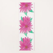 Roze bloemen Yoga Mat (Voorkant)