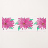 Roze bloemen Yoga Mat (Voorkant (horizontaal))