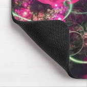 Roze bloemen zeggen het beste Mousepad Muismat (Hoek)