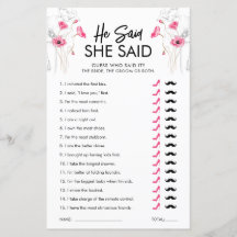 Roze bloemen zei dat ze het spel zei | 