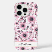 Roze Bloemen Zonnebloemen Case-Mate iPhone Case (Achterkant)