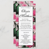 roze bloemenboho groen patroon (Voorkant / Achterkant)