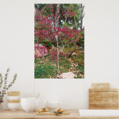 Roze Bloemenboom Fotografische Print (Keuken)