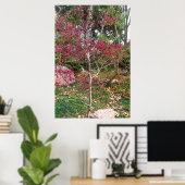 Roze Bloemenboom Fotografische Print (Thuiskantoor)