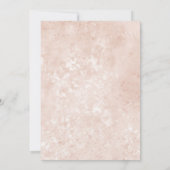 Roze Bloemenbruid om Vrijgezellenfeest Tea Party t Kaart (Achterkant)