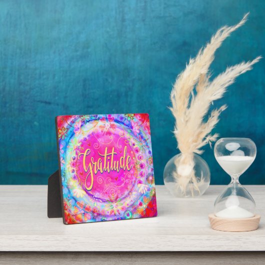  roze bloemendankbaarheid Inspirerend ezel Fotoplaat (Insitu)