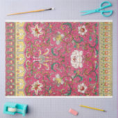 Roze bloemendecoupage papier (Craft)
