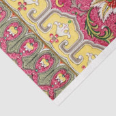 Roze bloemendecoupage papier (Detail)