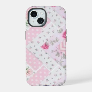 Roze Bloemendeken Hoesje voor Telefoon iPhone 15 Case