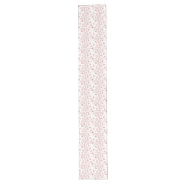 Roze Bloemendesign Lange Tafelloper