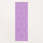 Roze Bloemendessin Yoga Mat (Voorkant)