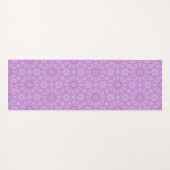 Roze Bloemendessin Yoga Mat (Voorkant (horizontaal))