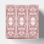 Roze bloemendoosje bedankdoosjes (Bovenkant)