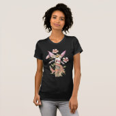 Roze Bloemenfee T-Shirt, Shirt (Voorkant volledig)