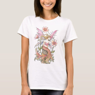 Roze Bloemenfee Tank Top, T-shirt