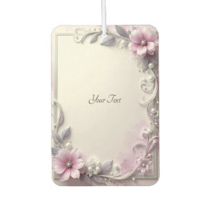 Roze bloemenguillotine luchtverfrisser