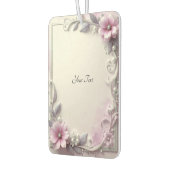 Roze bloemenguillotine luchtverfrisser (Links)