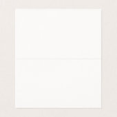 Roze Bloemenhortensia Bloom Place Card Tafeldecor Kaart (Binnenkant ongevouwen)