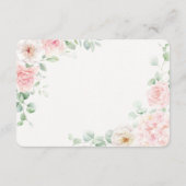 Roze Bloemenhortensia Botanische Bloemen Details Informatiekaartje (Achterkant)