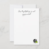  roze bloemenkaart bedankje bedankkaart (Achterkant)