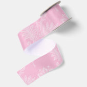 Roze Bloemenkanten Bruidsdouche Satijnen Lint (Achterkant)