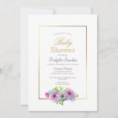 Roze Bloemenkraam Kaart (Voorkant)