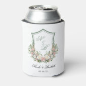 Roze Bloemenkroon Blikjeskoeler (Blikje Achterkant)
