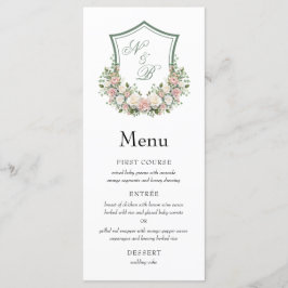 Roze Bloemenkroon Menu