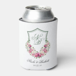 Roze Bloemenkroon Trouwkoeler Blikjeskoeler